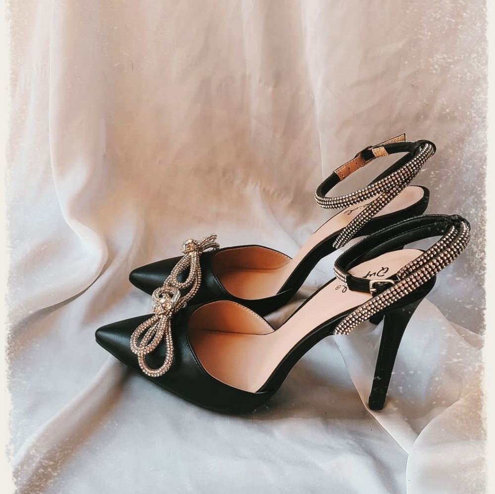 🆕️The Leila// Black pointy toe heel - Picture 4 of 6